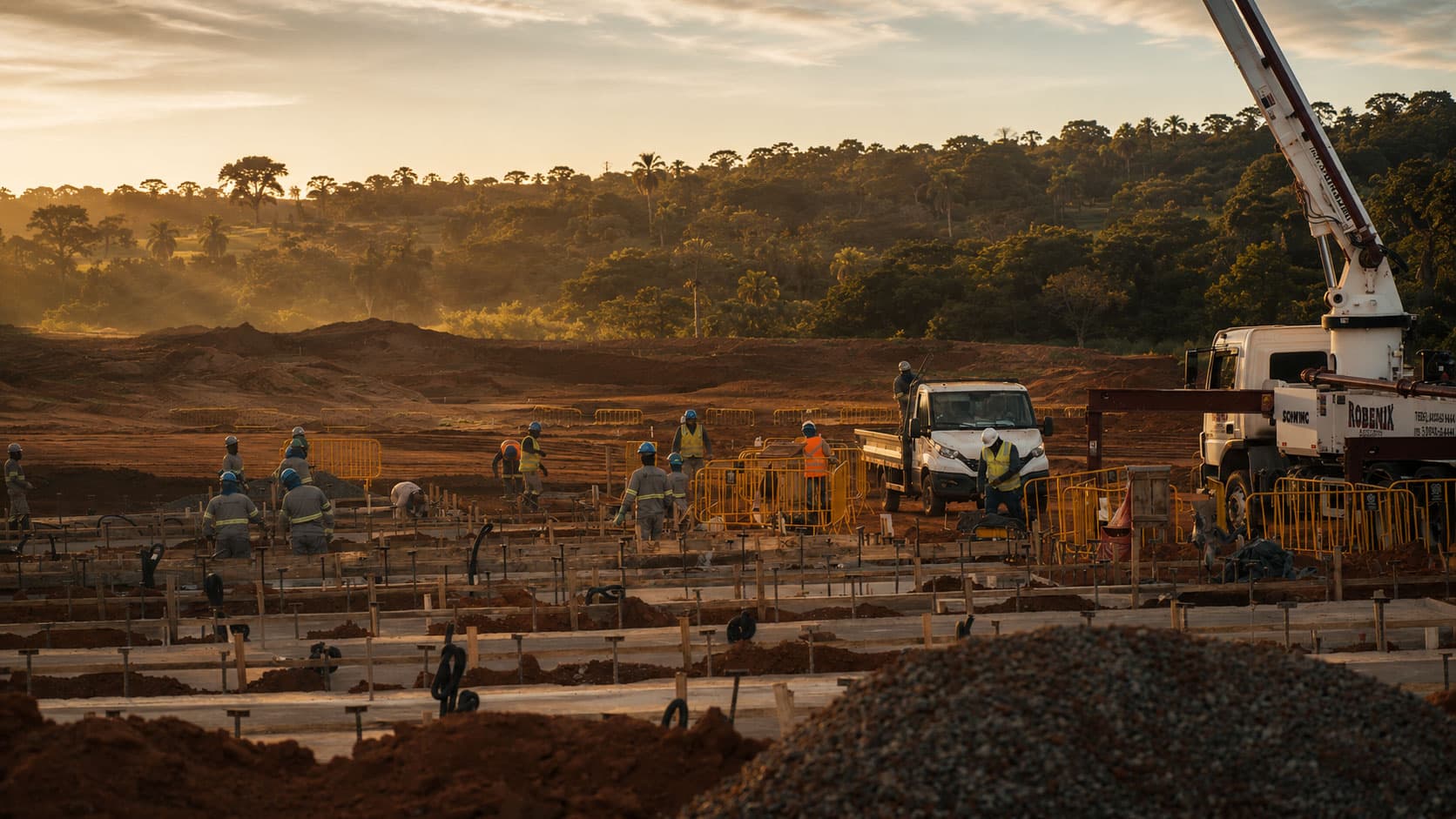 Onde hoje existe obra, amanhã existirão histórias